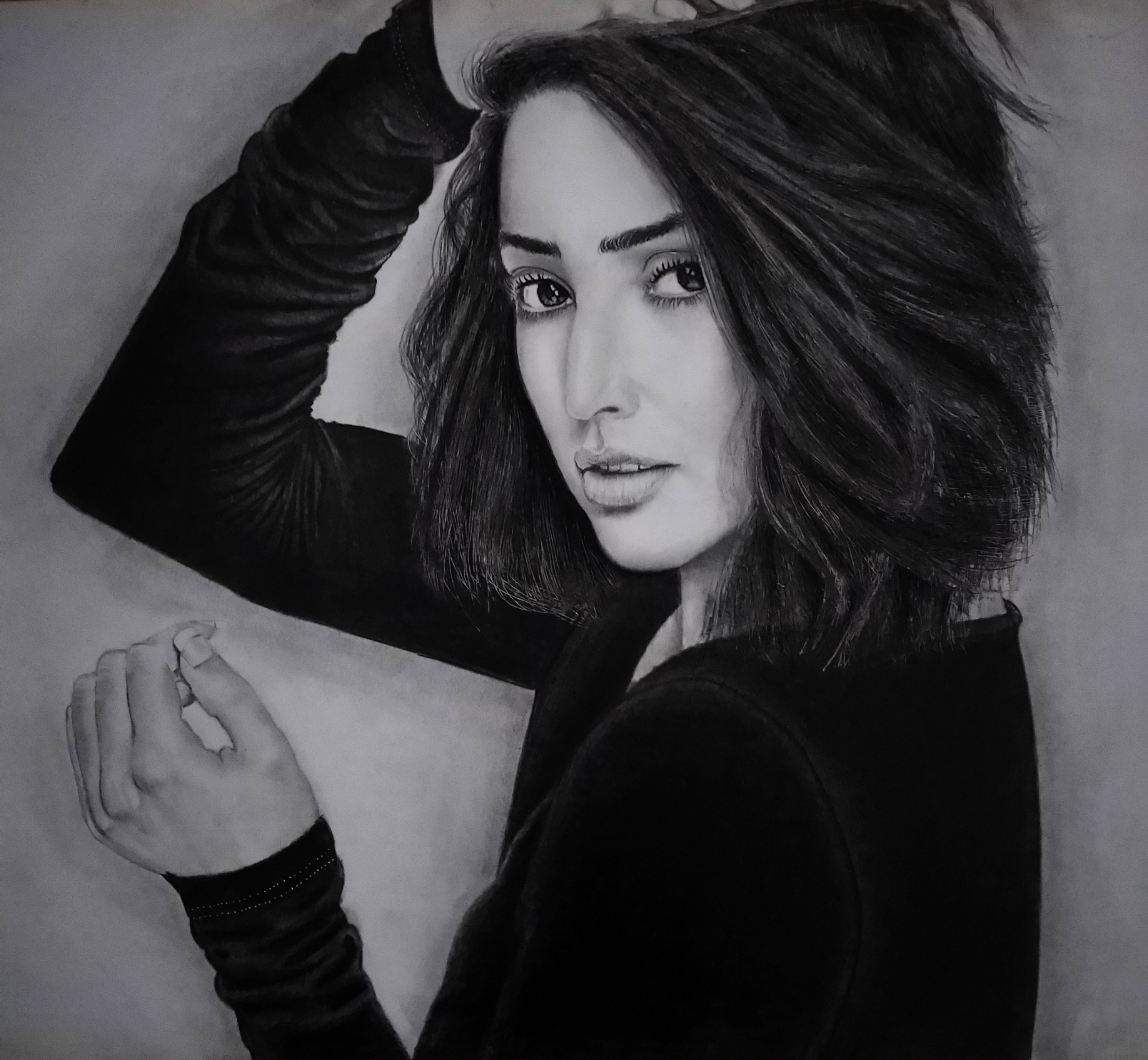 Drawing of Yami Gautham